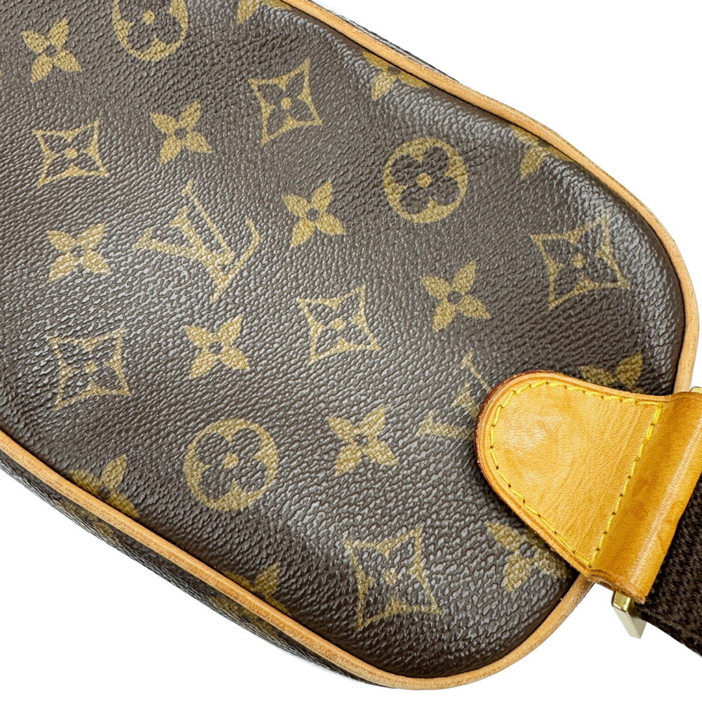 LOUIS VUITTON Authentic Brown Monogram Pochette Shoulder Bag - Picture 6 of 11